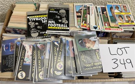 Mixed Sports Card Lot Baseball,Basketball,Football
