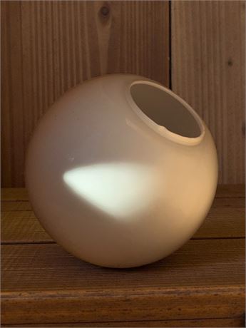 White Opal Glass Globe Lamp Shade Lot - 2 Boxes Total