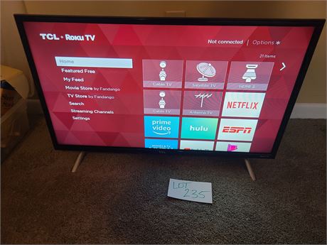 TCL 32” Class 3-Series HD LED Roku Smart TV Model:TCL32S305