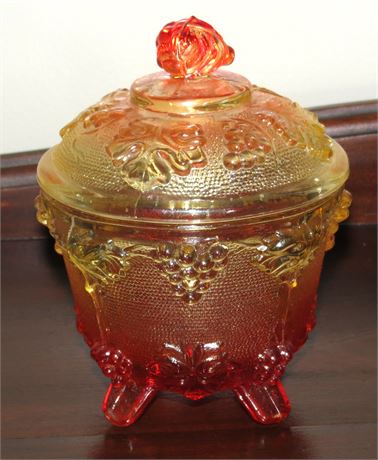 Amberina Candy Dish