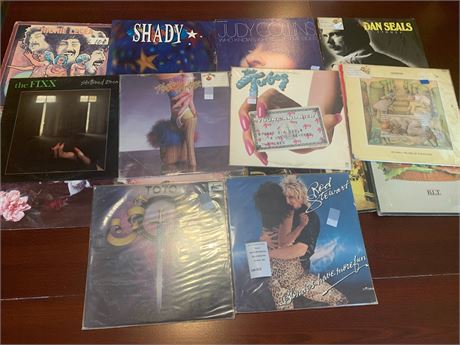 Rod Stewart, Toto, Genesis, The Fixx, Judy Collins, Dan Seals, The Tubes Albums