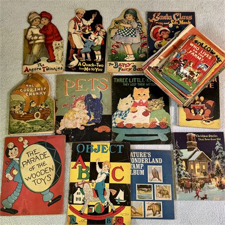Mixed Lot of Antique/Vintage Children's Books