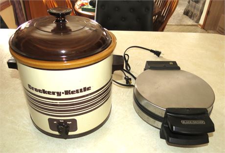 Crock Pot, Waffle Maker