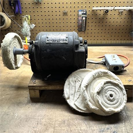 Wagner Electric Co. Alternating Current Motor Upcycled Buffer - Working