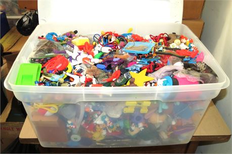 Huge Tote of Small Toys