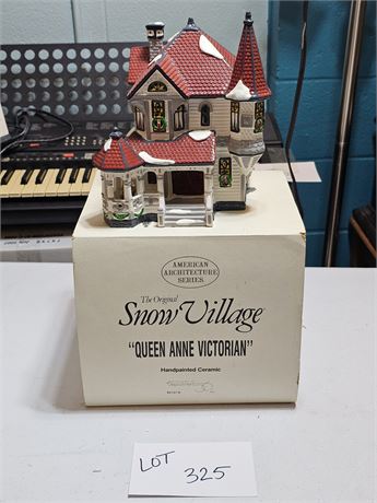Dept 56 Snow Village Queen Anne Victorian 1990