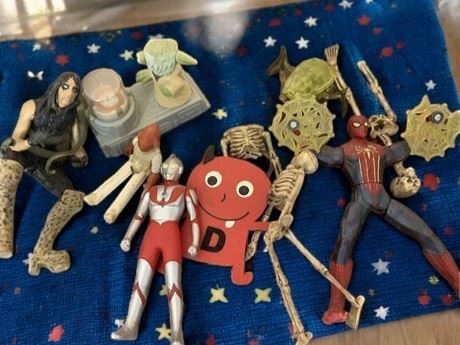 Collectible Action Figures Lot - Alice Cooper, Star Wars, Power Rangers & More