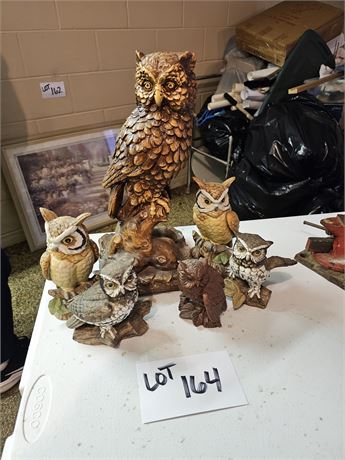 Mixed Owl Decor - Homco - Red Mill