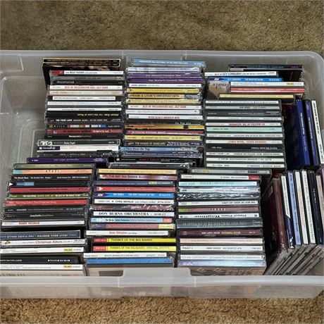 Large Lot - New and Used Mixed CDs - Various, X-Max, Jazz, Big Band & More