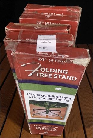 National Tree Company 24-inch (61 cm) Folding Tree Stands (Model #FTS-24C)