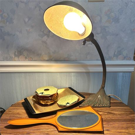 Art Deco Era Lamp & Vanity Items