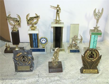 Assorted Vintage Trophies