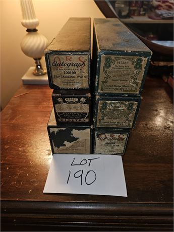 Antique Piano Rolls