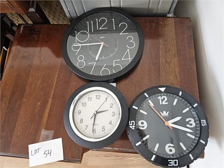 Mixed Wall Clock Lot