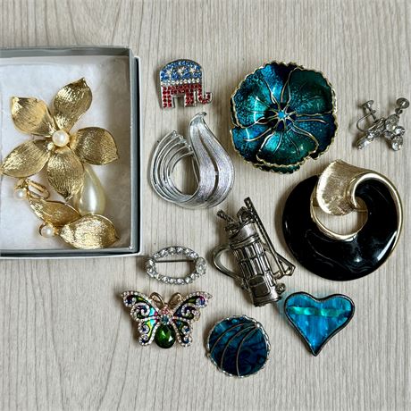 Costume Brooch Collection