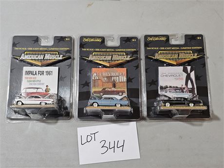 American Muscle 1:64 Scale Die Cast Metal Limited Edition Cars NEW IN PACK