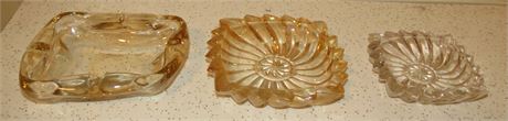 Vintage Glass Ashtrays
