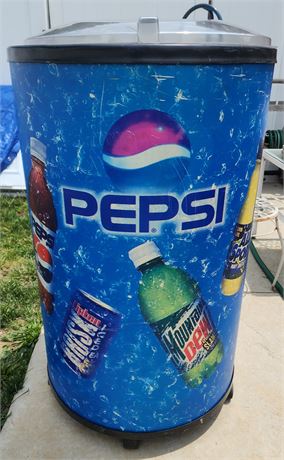 Pepsi Cooler On Wheels