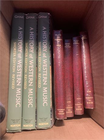 Vintage Book Lot - Geography, Nature. Music & More - 4 Boxes Total