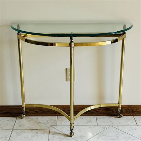 Ethan Allen Collector's Edition Demilune Console Table