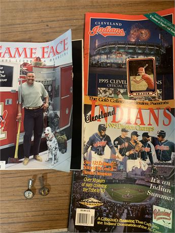 Vintage Cleveland Indians Ephemera Lot