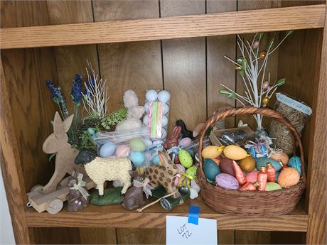 Easter Holiday Shelf Cleanout : Eggs/Figurines/Easter Trees & More