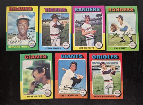 1975 Topps Baseball Cards