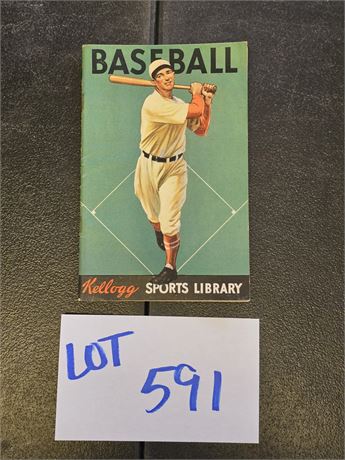 1934 Kellogg Sports Library Baseball Booklet