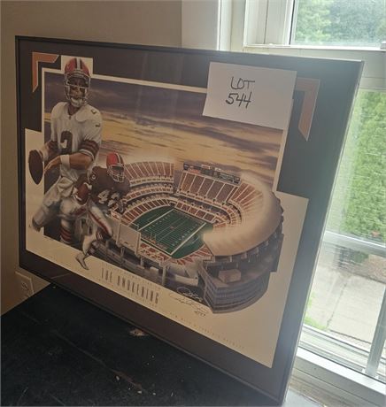Signed 304/1999 Simon Cleveland Stadium Poster