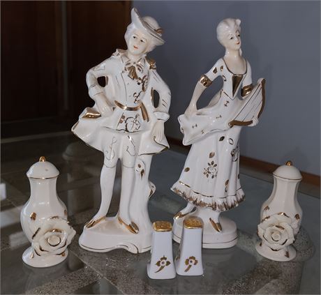 Porcelain Figurines, S&P Shakers