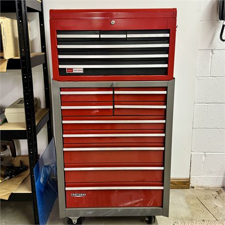 Craftsman Toolbox and Rolling Tool Chest (2-Piece)