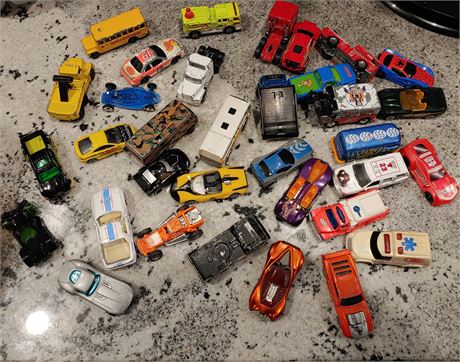 Assorted Brands Vintage Toy Cars Lot