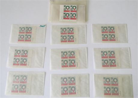 1962 4 Cent 1st Christmas Stamps Issued