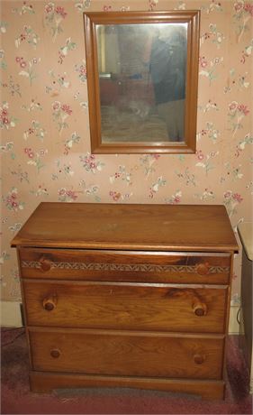 Dresser with Wall Mirror