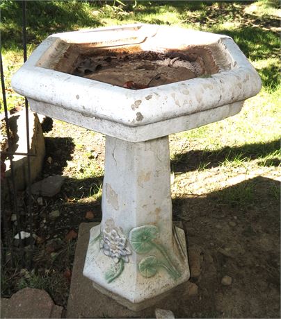 Concrete Bird Bath