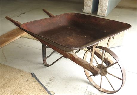 Vintage Wheel Barrow