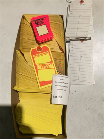 Retail Clearance/Discount/Inventory Price Tags Lot