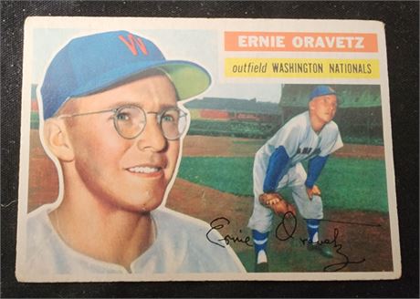 Topps Ernie Oravetz Baseball Card