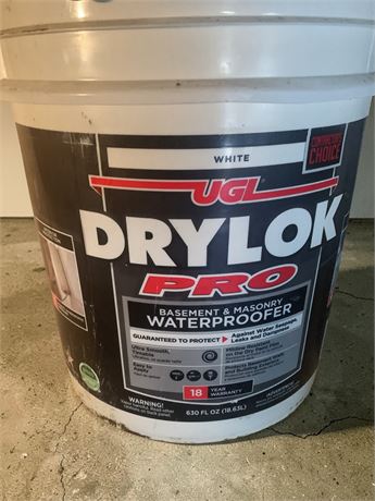 5-gallon Pail UGL DRYLOK PRO Basement & Masonry Waterproofer in White