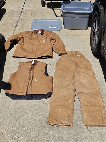 Carhart Coveralls, Coat & Large Vest