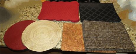 Assortment of placemats