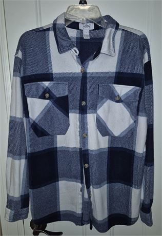 Just Polly Plaid Button Up