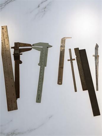 Metal Ruler, Caliper Tools & More