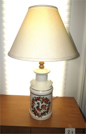 Ceramic Painted Lamp