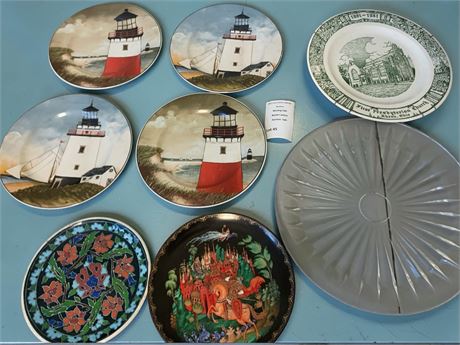 David Carter Brown Nautical Oneida Plates,  Kütahya Turkish Floral Plates