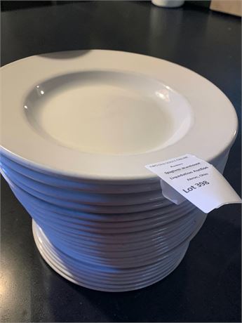 White Restaurant Plates