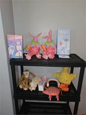 Plush Animals, Snowflake Wands & More