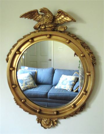 Gold Framed Eagle Wall Mirror