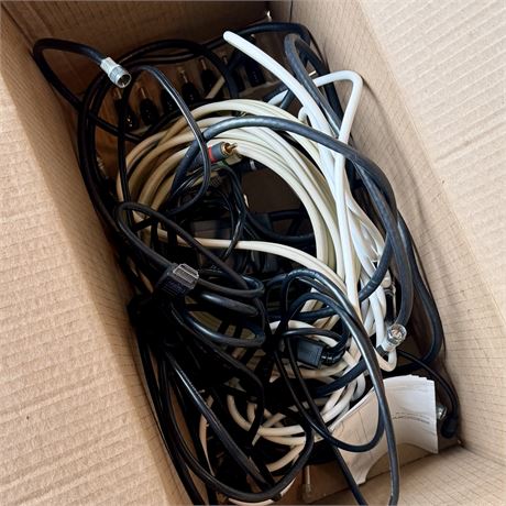Lot of Electronic Cords and/or Components