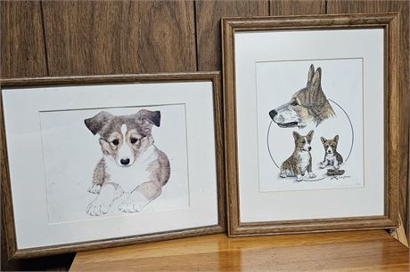 Corgi Pictures- 1 is by Cindy Farmer Signed & Numbered~17/950